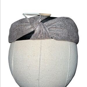 Lulla Collection by Bindaya Gray with Gold Foil Knotted Headband One Size New